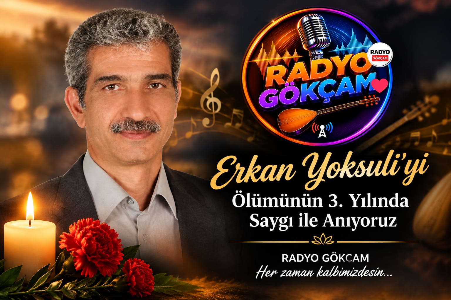 Erkan Yoksuli'yi Ölüm Yıl Dönümünde Saygı ile Anıyoruz