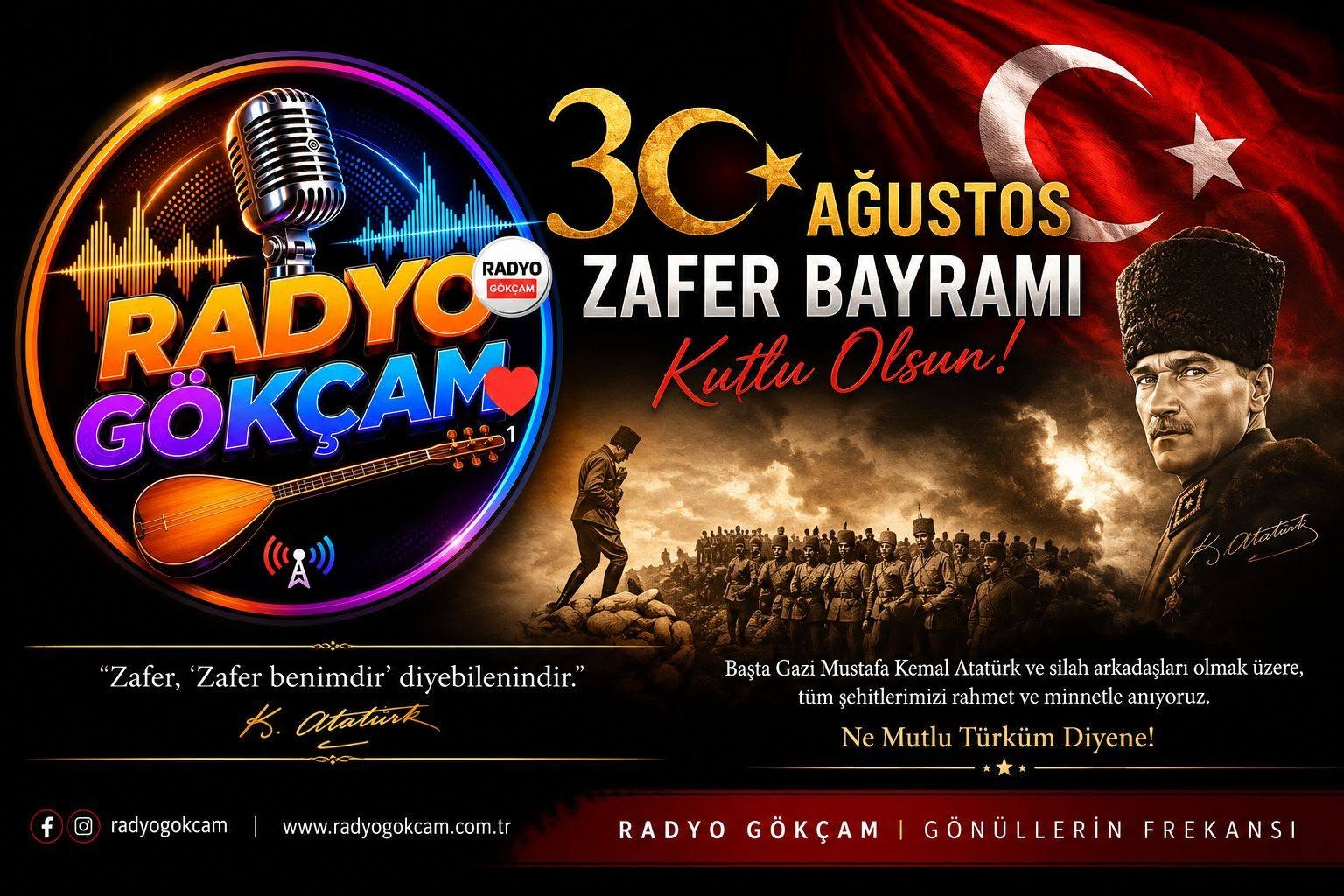 30 Ağustos Zafer Bayramı Kutlu olsun